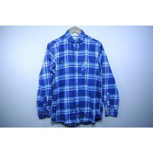 Buck & Buck Shirt Men's Size Large Multi Color Backpacker Button Up Long Sleeve